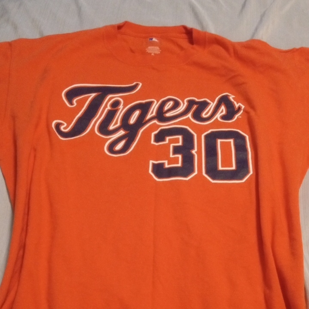 Tigers Ordonez #30 Orange T-shirt XL